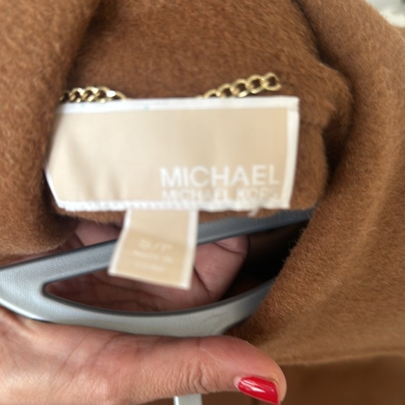 Camel Colour Michael Kors Cape - Picture 2 of 5